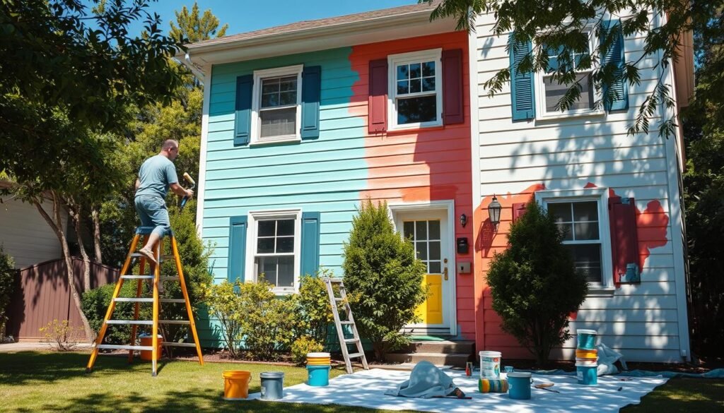 Exterior Painting Process
