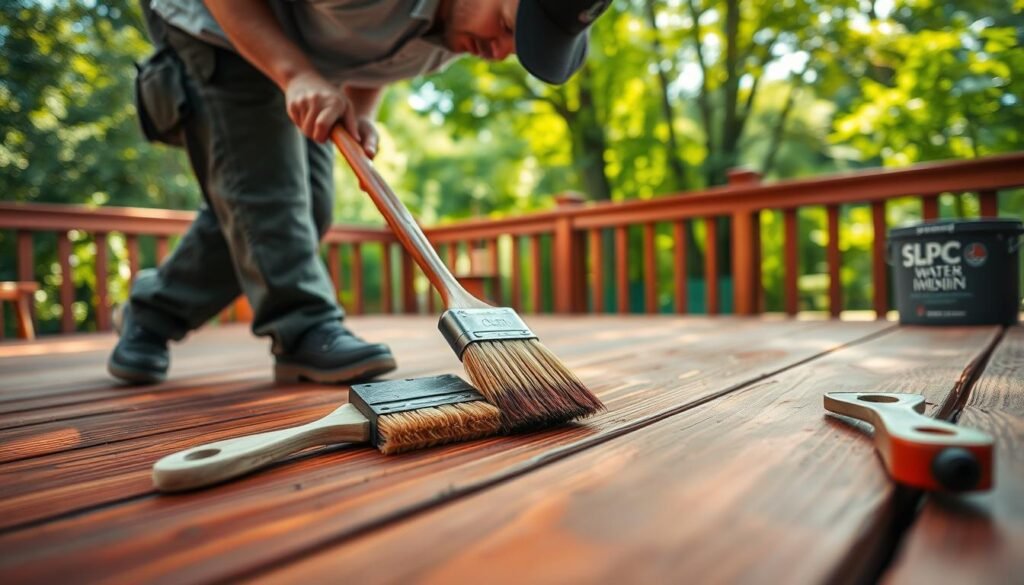 professional timber staining services